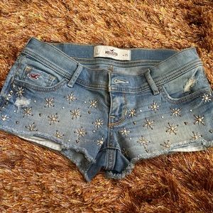 Embroidery  Hollister denim jeans